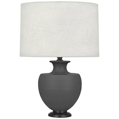 Robert Abbey Michael Berman Atlas 25 1/4" Bronze And Ash Ceramic Table Lamp