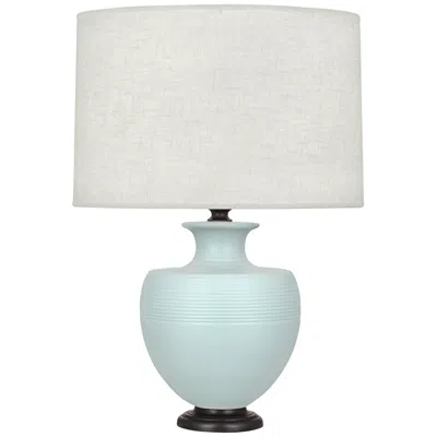 Robert Abbey Michael Berman Atlas 25 1/4" Sky Blue Ceramic Table Lamp