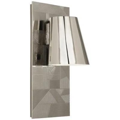 Robert Abbey Michael Berman Brut 16"h Polished Nickel Wall Sconce With Metal Shade