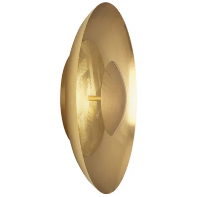 Robert Abbey Michael Berman Brut 17 3/4" Wide Modern Brass Led Ceiling Light