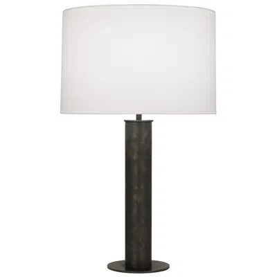 Robert Abbey Michael Berman Brut 28 3/4" High Deep Patina Bronze Column Table Lamp
