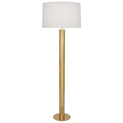 Robert Abbey Michael Berman Brut 62 1/4" Modern Brass Metal Column Floor Lamp