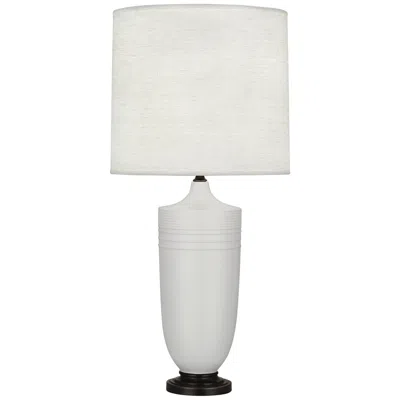 Robert Abbey Michael Berman Hadrian Bronze And Gray Ceramic Table Lamp