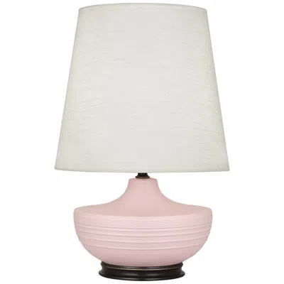 Robert Abbey Michael Berman Nolan 27 1/2" Bronze And Woodrose Ceramic Table Lamp