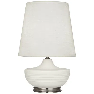 Robert Abbey Michael Berman Nolan 27 1/2" Matte White Modern Ceramic Table Lamp