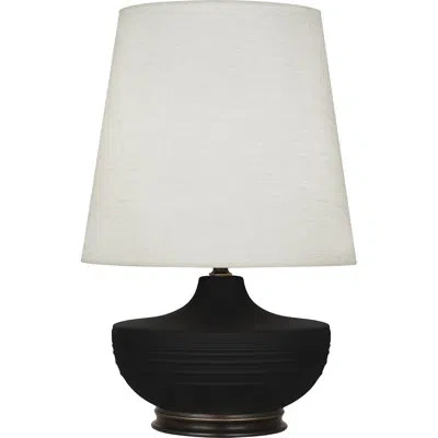 Robert Abbey Michael Berman Nolan 27.5" Standard Table Lamp In Deep Patina Bronze,matte Dark