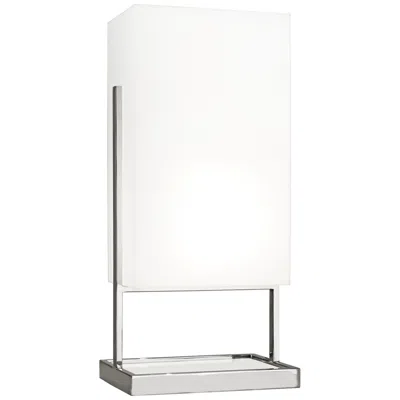 Robert Abbey Nikole 27 1/2" Modern Nickel And White Acrylic Table Lamp