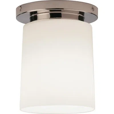 Robert Abbey Nina Glass Flush Mount In Polished Nickel