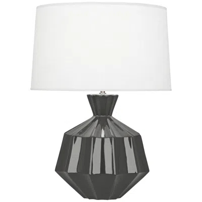 Robert Abbey Orion 27" Ash Gray Ceramic Table Lamp