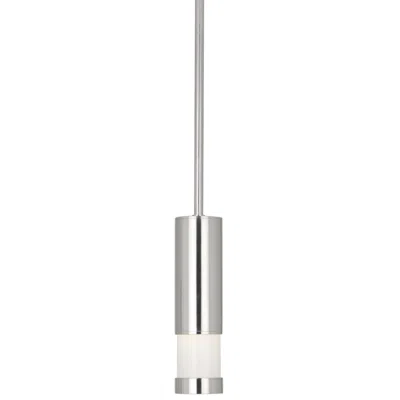 Robert Abbey Peek 3" Wide Polished Aluminum Mini Pendant Light In Multi