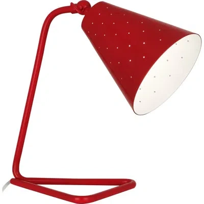 Robert Abbey Pierce 22" Table Lamp In Ruby Red
