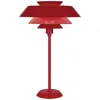 Robert Abbey Pierce 26 1/2" Ruby Red Gloss Modern Table Lamp