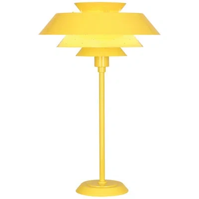 Robert Abbey Pierce 26.5" Table Lamp In Canary Yellow