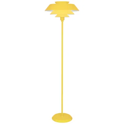 Robert Abbey Pierce 60 1/2" High Canary Yellow Modern Floor Lamp