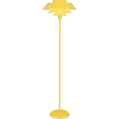Robert Abbey Pierce 60.4" Novelty Floor Lamp In Canary Yellow,canary Yellow