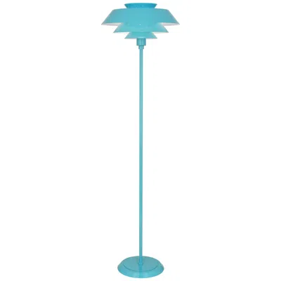 Robert Abbey Pierce Egg Blue Gloss Floor Lamp