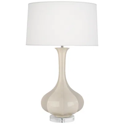 Robert Abbey Pike 32 3/4" Bone White Ceramic Table Lamp