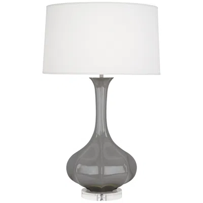 Robert Abbey Pike 32 3/4" High Ceramic Smokey Taupe Table Lamp