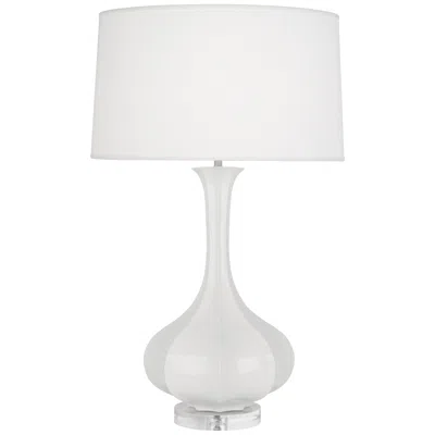 Robert Abbey Pike 32 3/4" High Ceramic White Lily Table Lamp