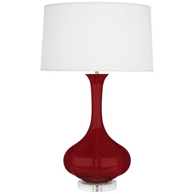 Robert Abbey Pike 32 3/4" High Sangria Red Ceramic Table Lamp