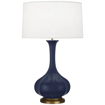 Robert Abbey Pike 32" High Matte Midnight Blue Table Lamp