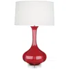 Robert Abbey Pike 32" Modern Ruby Red Ceramic Table Lamp