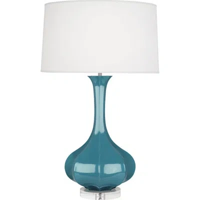 Robert Abbey Pike 32.75" Table Lamp In Steel Blue