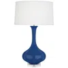 Robert Abbey Pike Cobalt Glazed Ceramic Table Lamp