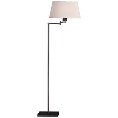 Robert Abbey Real Simple 55 1/2" Gunmetal Swing Arm Floor Lamp