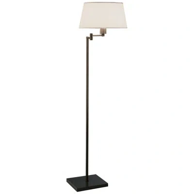 Robert Abbey Real Simple 55.5" Swing Arm Floor Lamp In Dark Bronze