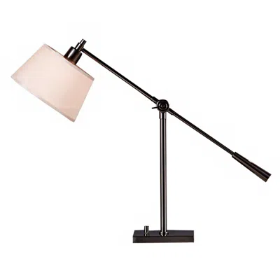 Robert Abbey Real Simple Adjustable Height Gunmetal Boom Arm Lamp