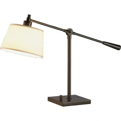 Robert Abbey Real Simple Boom Desk Lamp In Deep Bronze Powder Coat
