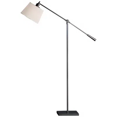 Robert Abbey Real Simple Gunmetal Boom Floor Lamp