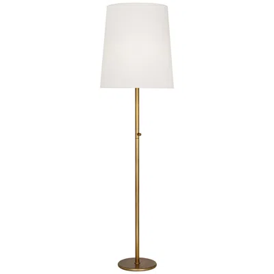 Robert Abbey Rico Espinet 79 1/2" High Fondine And Brass Floor Lamp