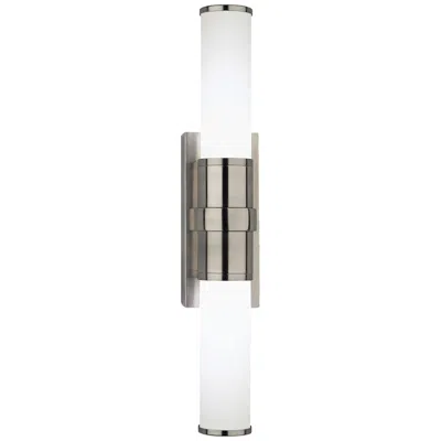 Robert Abbey Roderick 16 1/2" High Antique Silver 2-light Led Wall Sconce
