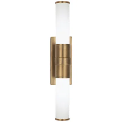 Robert Abbey Roderick 16 1/2" High Warm Brass 2-light Led Wall Sconce