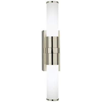 Robert Abbey Roderick 16 1/2"h Polished Nickel 2-light Led Wall Sconce