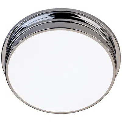 Robert Abbey Roderick Collection Chrome 13 1/2"  Wide Ceiling Light