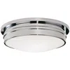 Robert Abbey Roderick Collection Chrome 17" Wide Flushmount Ceiling Light