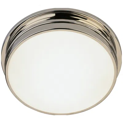 Robert Abbey Roderick Collection Nickel 13 1/2" Wide Ceiling Light