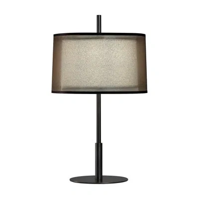 Robert Abbey Saturnia Table Lamp In Deep Patina Bronze