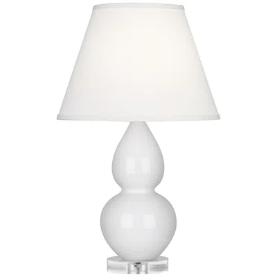 Robert Abbey Small Double Gourd Lily Glazed Ceramic Table Lamp