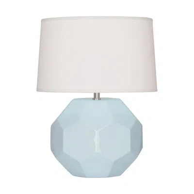 Robert Abbey Small Franklin Accent Lamp In Baby Blue