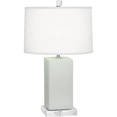 Robert Abbey Small Harvey Accent Lamp In Celadon