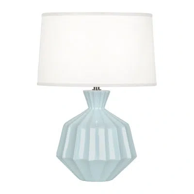 Robert Abbey Small Orion Accent Lamp In Baby Blue