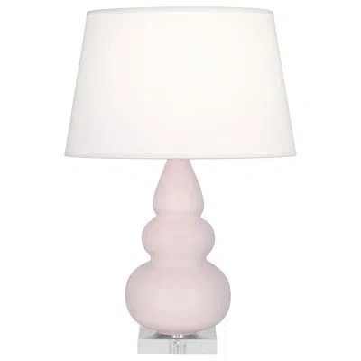 Robert Abbey Small Triple Gourd 24.5" Table Lamp In Mint Glazed