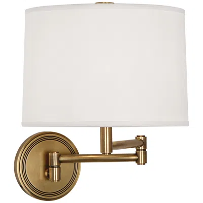 Robert Abbey Sofia Antique Brass Swing Arm Wall Lamp