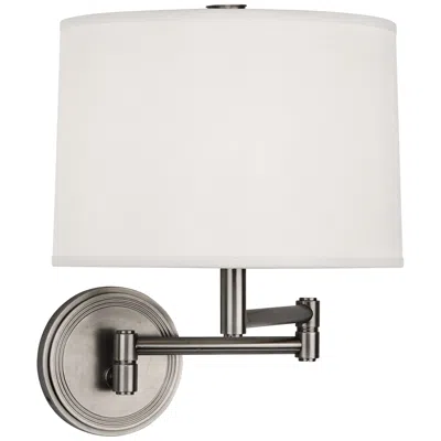 Robert Abbey Sofia Antique Nickel Plug-in Swing Arm