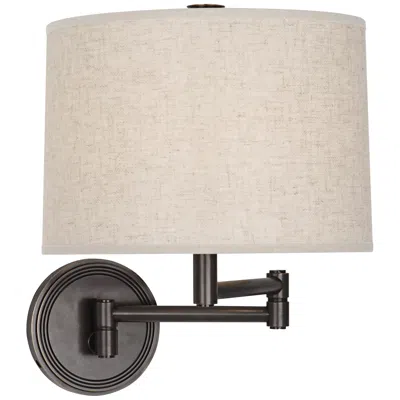 Robert Abbey Sofia Patina Bronze Swing Arm Wall Lamp