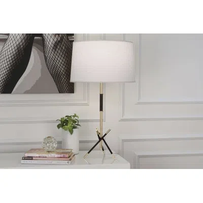Robert Abbey Thatcher 28.75'' Table Lamp In Modern Brass Accents